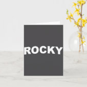 Rocky karte (Gelbe Blume)