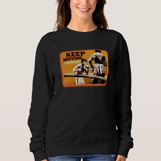 Rocky Keep Moving Forward Apollo Fight Sweatshirt (Vorderseite)