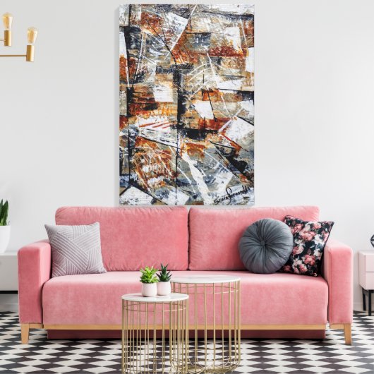 Rocky Leinwanddruck (Insitu (Wohnzimmer))