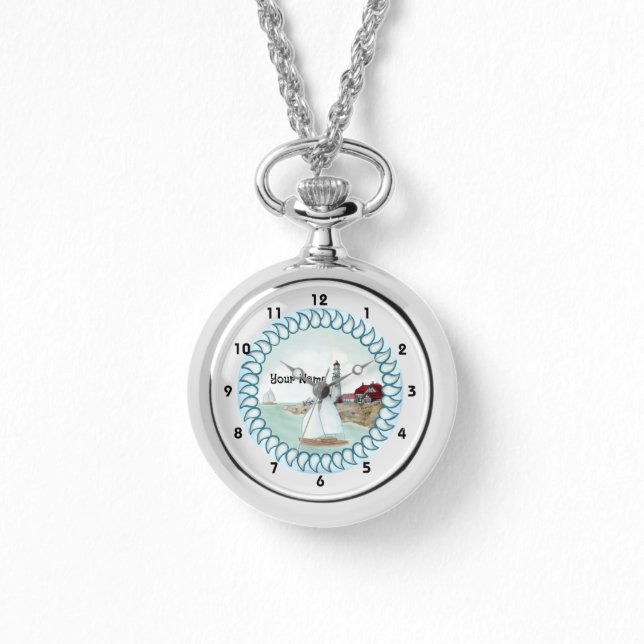 Rocky Lighthouse Armbanduhr (Vorderseite)