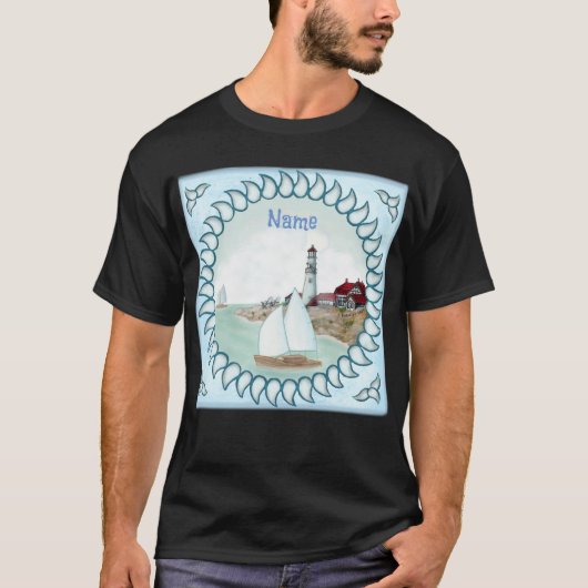 Rocky Lighthouse T - Shirt (Vorderseite)