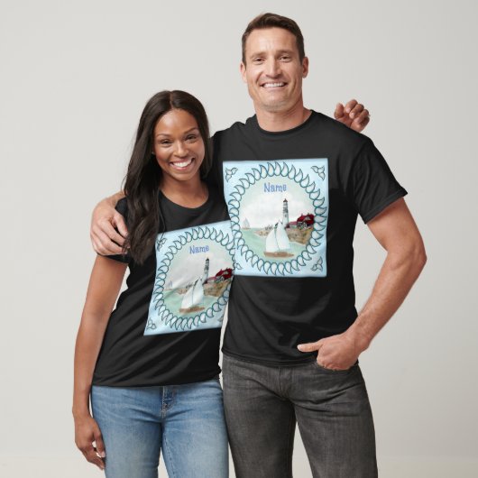 Rocky Lighthouse T - Shirt (Unisex)