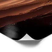 Rocky Moon of a Ringed Riant Poster (Ecke)