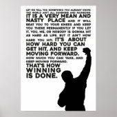 Rocky Motivation alpolmanujsaf Poster (Vorne)