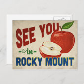 Rocky Mount North Carolina Apple - Vintag Postkarte (Vorne/Hinten)