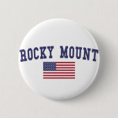 Rocky Mount US-Flagge Button (Vorderseite)