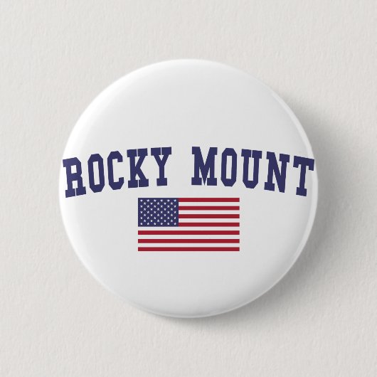 Rocky Mount US-Flagge Button (Vorderseite)