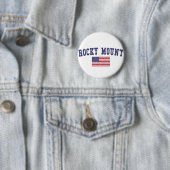 Rocky Mount US-Flagge Button (Beispiel)