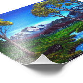 Rocky Mountain Abstrakt Fotodruck (Ecke)