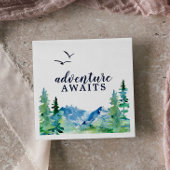 Rocky Mountain Adventure erwartet Baby Shower Serviette