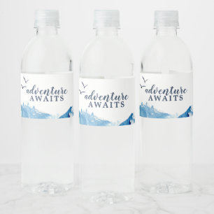 Rocky Mountain Adventure erwartet Wasserflaschenetikett