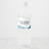 Rocky Mountain Adventure erwartet Wasserflaschenetikett (Vorderseite)