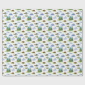 Rocky Mountain Animal Toile (Original) Geschenkpapier (Flach)