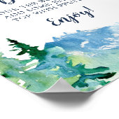 Rocky Mountain Baby Dusche Mama-osa Bar Sign Poster (Ecke)