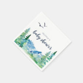 Rocky Mountain Baby Dusche Serviette (Ecke)