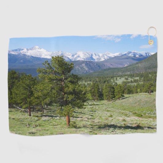Rocky Mountain Blick Golfhandtuch (Horizontal)