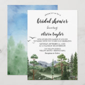 Rocky Mountain Bridal Dusche Einladung (Vorne/Hinten)
