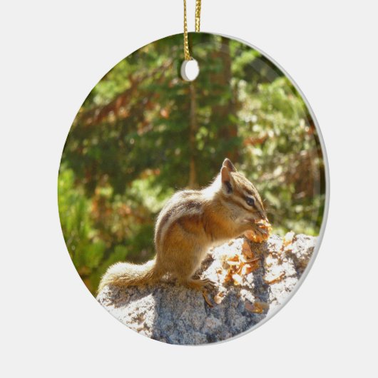 Rocky Mountain Chipmunk Keramik Ornament (Links)