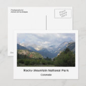 Rocky Mountain Clouds Postkarte (Vorne/Hinten)