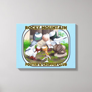 Rocky Mountain Club Logo Leinwanddruck