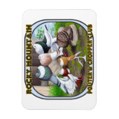 Rocky Mountain Club Logo Magnet (Vertikal)