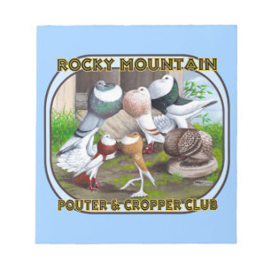 Rocky Mountain Club Logo Notizblock