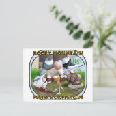 Rocky Mountain Club Logo Postkarte (Stehend Vorderseite)