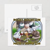 Rocky Mountain Club Logo Postkarte (Vorne/Hinten)