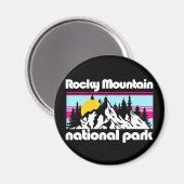 Rocky Mountain, Colorado Magnet (Vorderseite/Rückseite)