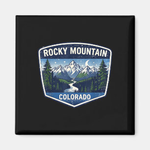 Rocky Mountain Colorado Natur Wanderabenteuer Magnet