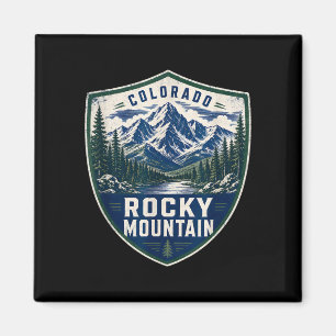 Rocky Mountain Colorado Outdoor-Abenteuer Wandern Magnet