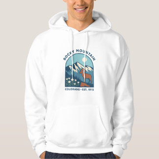 Rocky Mountain Dickhornschaf Mid-Century Park Hoodie