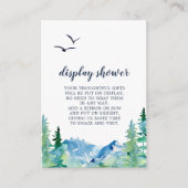 Rocky Mountain Display Dusche Einschließkarte Begleitkarte (Vorderseite)