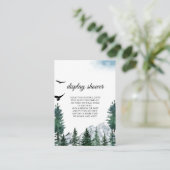 Rocky Mountain Display Shower Card Begleitkarte (Stehend Vorderseite)