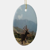 Rocky Mountain Elk Keramik Ornament (Rechts)