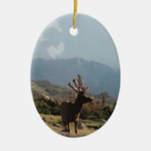 Rocky Mountain Elk Keramik Ornament (Vorne)