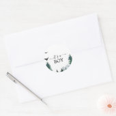 Rocky Mountain Es ist ein Baby-Duschkleber Runder Aufkleber (Umschlag)