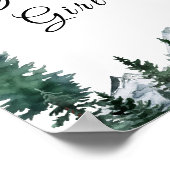 Rocky Mountain Es ist ein Mädchenduschenzeichen Poster (Ecke)