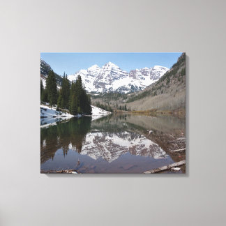 Rocky Mountain High Colorado Maroon Bells Leinwand