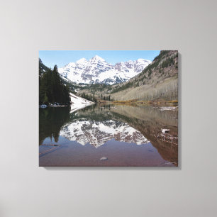 Rocky Mountain High Colorado Maroon Bells Leinwanddruck