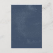 Rocky Mountain Hochzeit in Urlaubsort Reisedetails Begleitkarte (Rückseite)