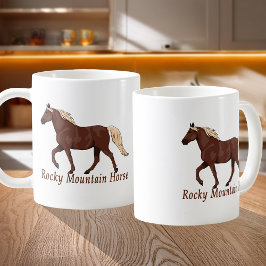 Rocky Mountain Horse Chocolate Flaxen Kaffeetasse