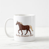 Rocky Mountain Horse Chocolate Flaxen Kaffeetasse (Links)