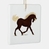 Rocky Mountain Horse Reittier Charm Zuhause oder S Keramikornament (Rechts)