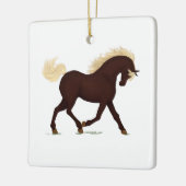 Rocky Mountain Horse Reittier Charm Zuhause oder S Keramikornament (Links)