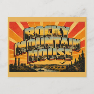 Rocky Mountain House AB Flussruinen Waldkunst Postkarte