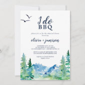 Rocky Mountain I Do GRILLEN Probe Dinner Einladung (Vorderseite)