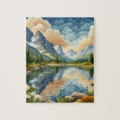 Rocky Mountain Jigsaw Puzzle (Vertikal)