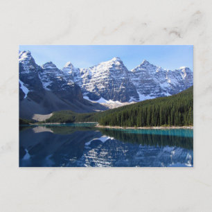 Rocky Mountain Lake Country Wedding RSVP Cards Karte