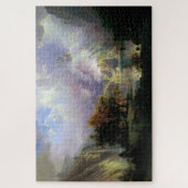 Rocky Mountain Landschaft, Albert Bierstadt Puzzle (Vertikal)